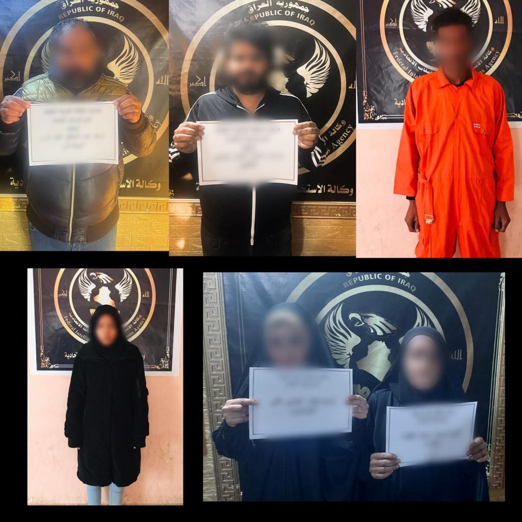 في كربلاء وذي قار.. اعتقال متاجرين بالبشر بينهم نساء واحباط عمليات بيع اطفال (صور)