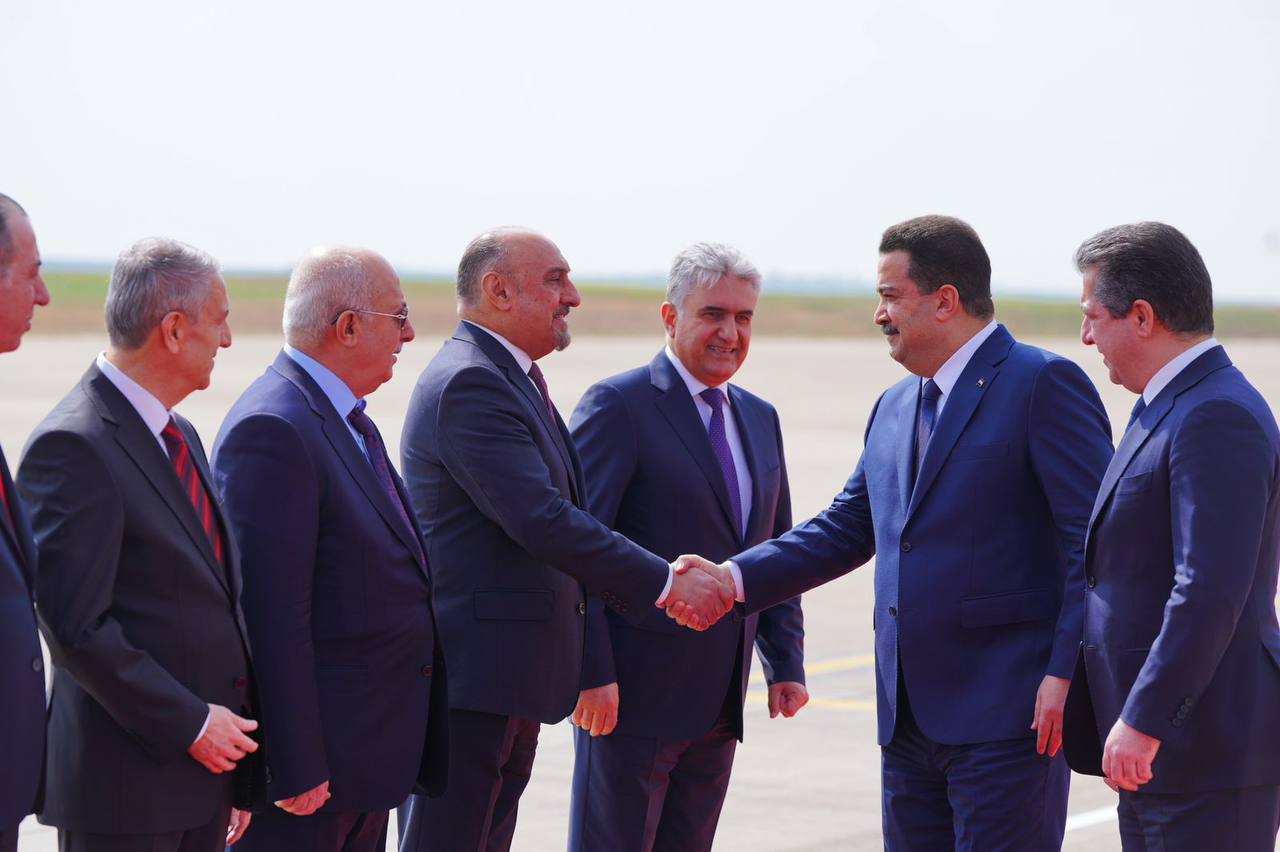 السوداني يصل الى اربيل