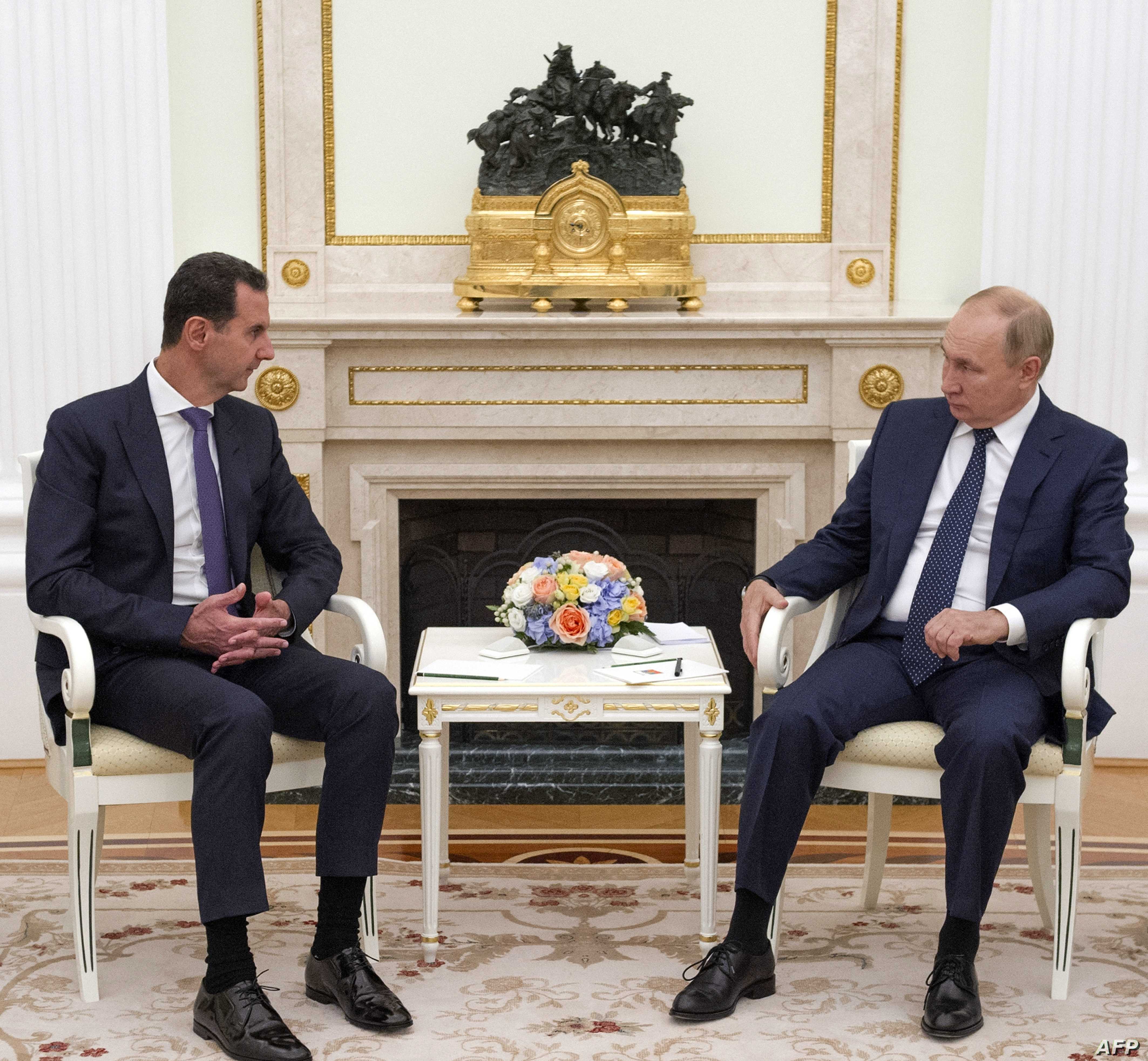 أهمية لقاء الرئيس بوتين بالرئيس الأسد لسوريا