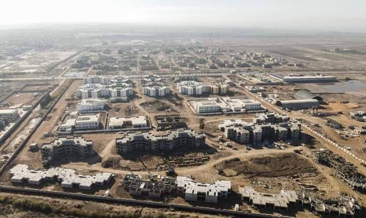 وزارة الاعمار : تصاعد أعمال تنفيذ مجمع الحمزة الشرقي السكني في الديوانية