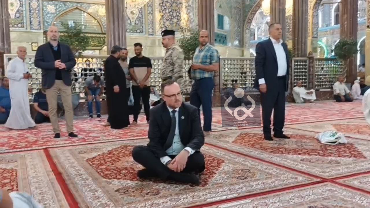 مستشار امين عام الامم المتحدة في مرقد الامام الحسين (ع): عشت روحانية المكان (فيديو)