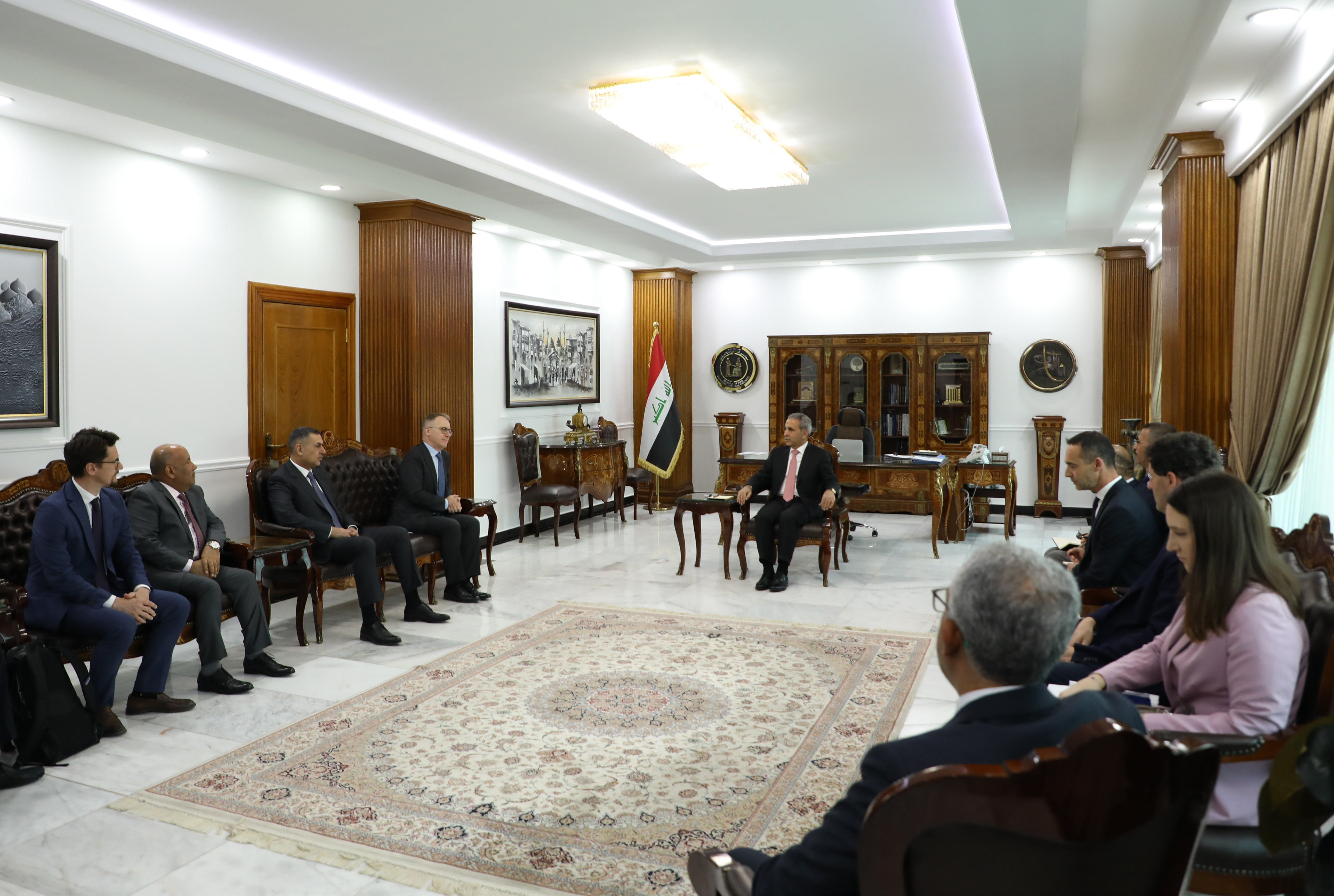 القضاء يناقش مع إيطاليا وهولندا ورقة التوصيات الخاصة بمشروع العدالة وتصميم دور القضاء