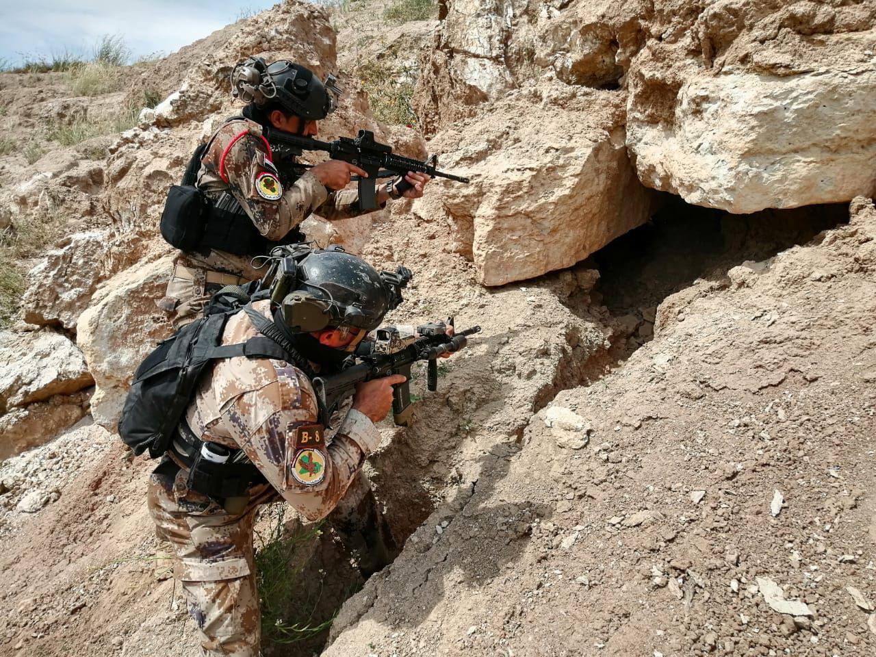 كركوك.. جهاز مكافحة الارهاب يقتل 3 انتحاريين في جبال حمرين (صور)