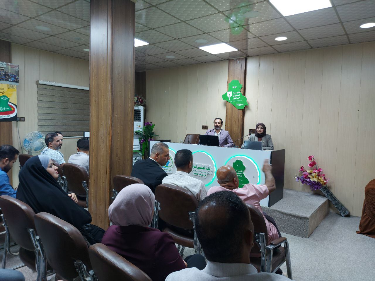 نقابة الصحفيين العراقيين في كربلاء تُنظّم ورشة عن التشريعات الإعلامية