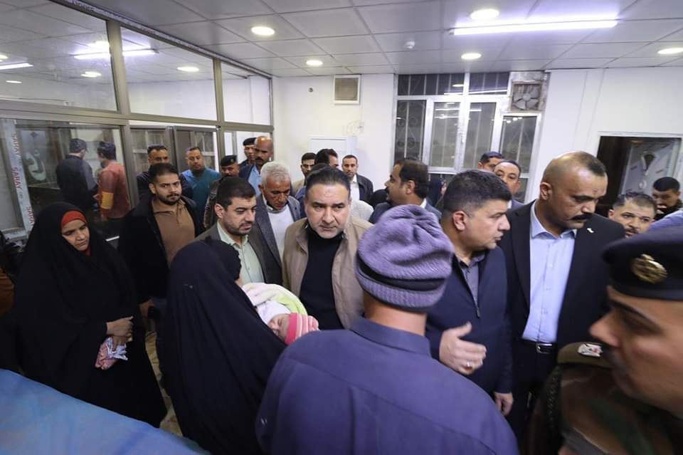 فاجعة في الديوانية.. وفاة 4 أطفال وإخلاء 340 شخصاً نصفهم رُضع