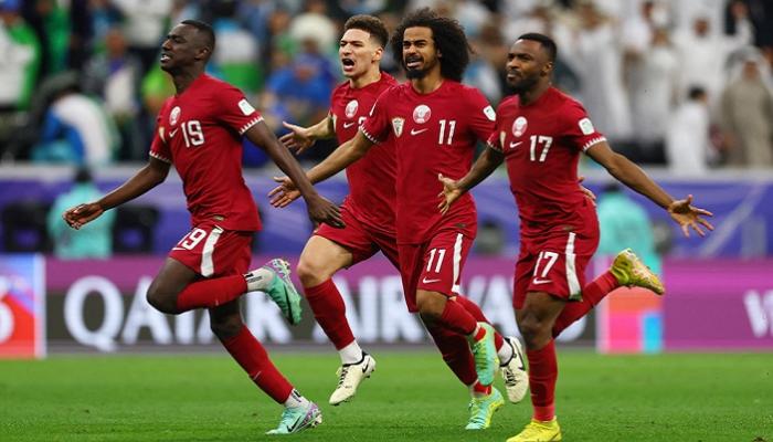 قطر تتغلب على ايران وتلاقي الاردن في نهائي كأس اسيا