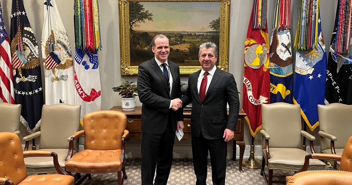 مسرور بارزاني وبريت ماكغورك يتفقان على تعزيز أمن إقليم كردستان