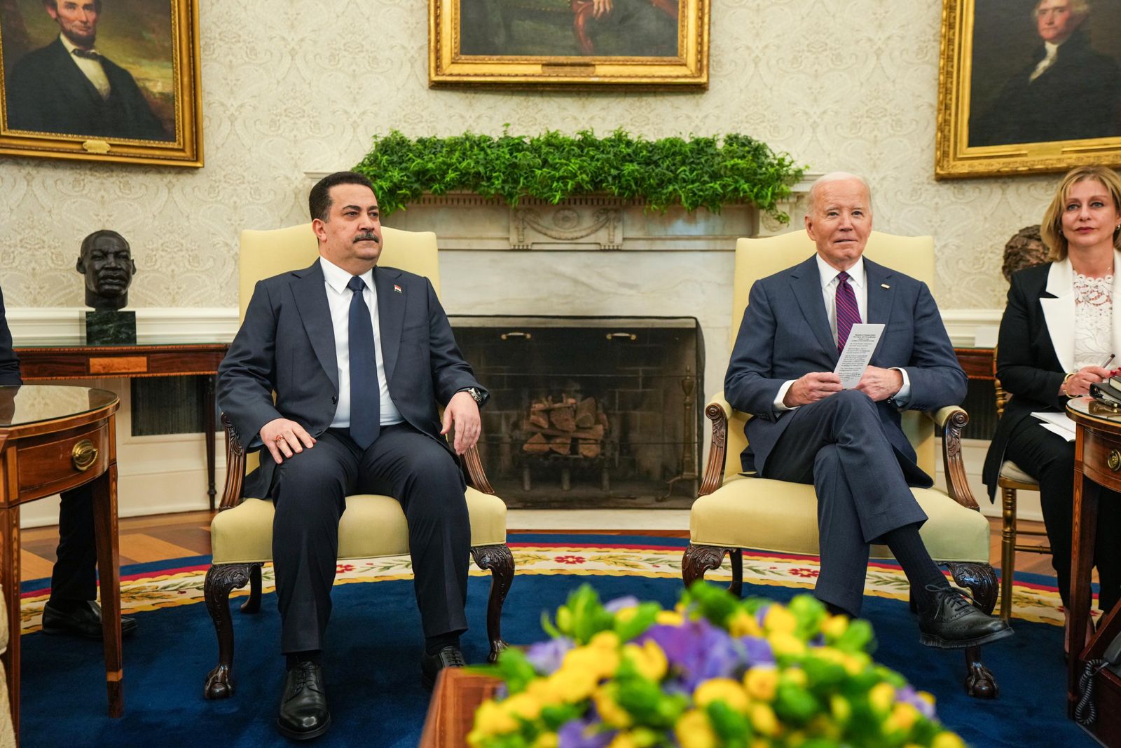 الحكومة العراقية تكشف عن تفاصيل لقاء "السوداني" بالرئيس الامريكي جوزيف بايدن (صور)