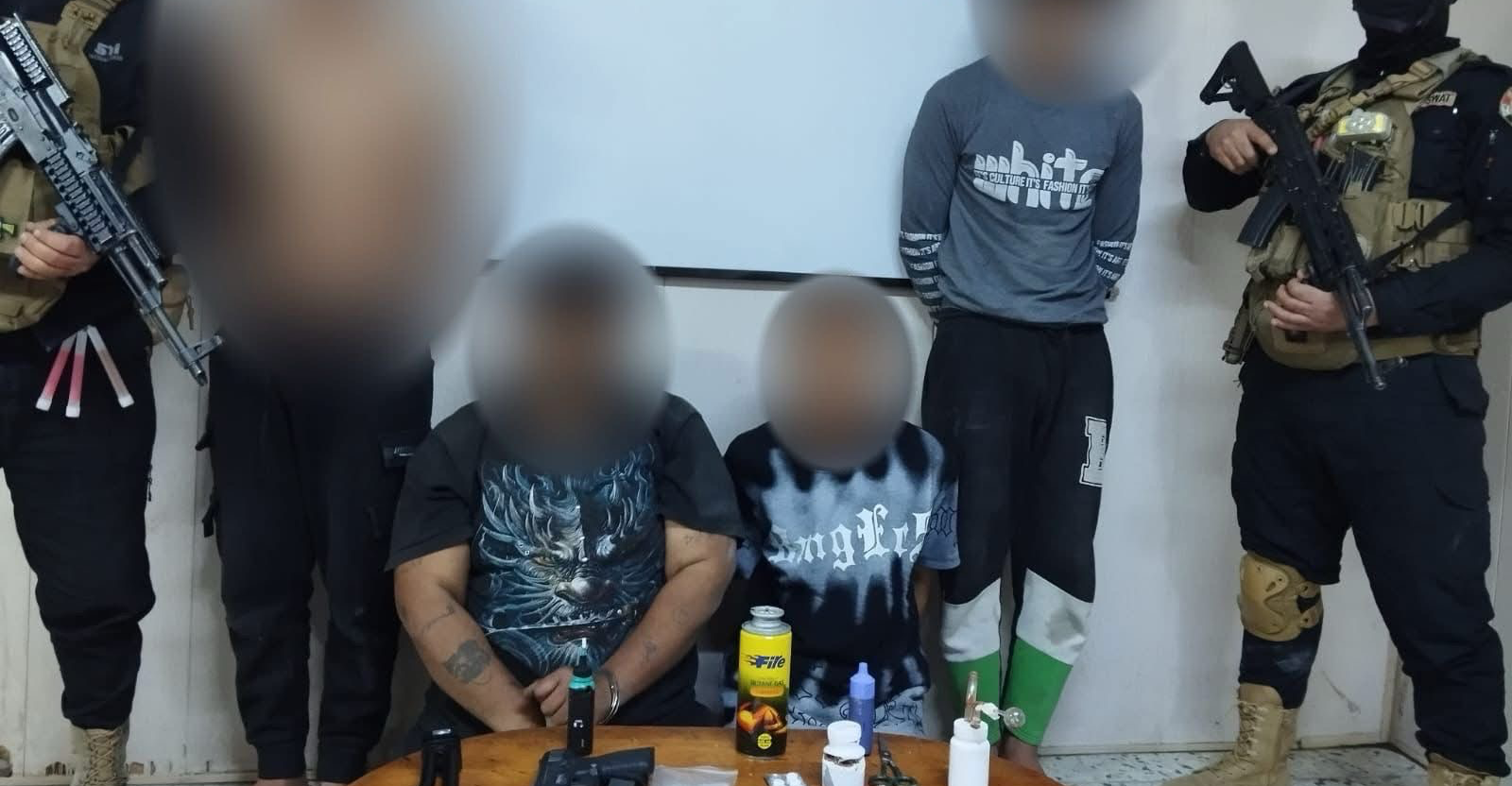 اعتقال عصابتين للتسليب وتجارة المخدرات في البصرة