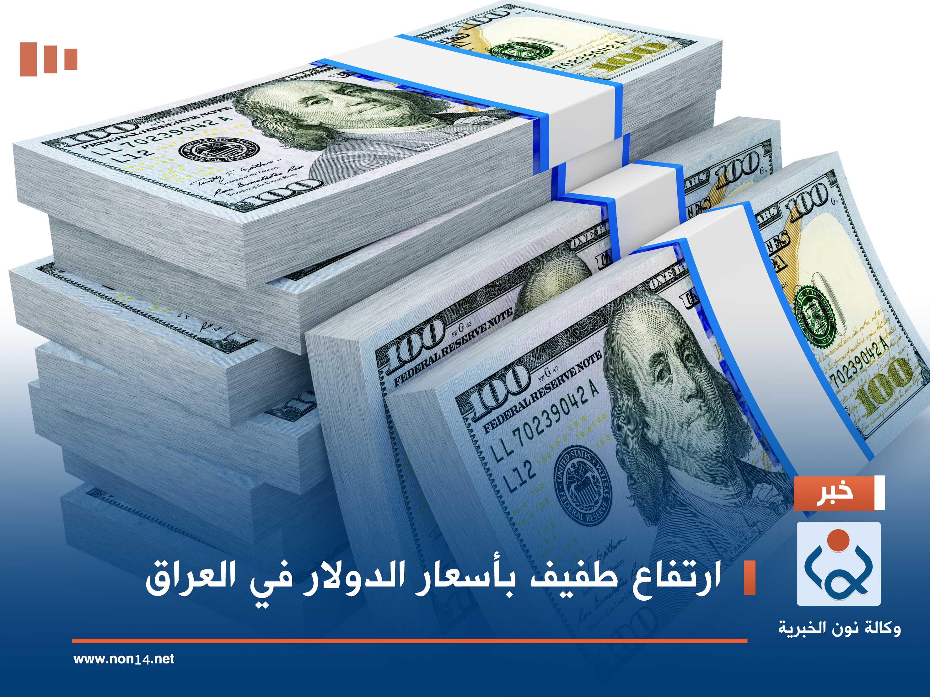 ارتفاع طفيف بأسعار الدولار في العراق