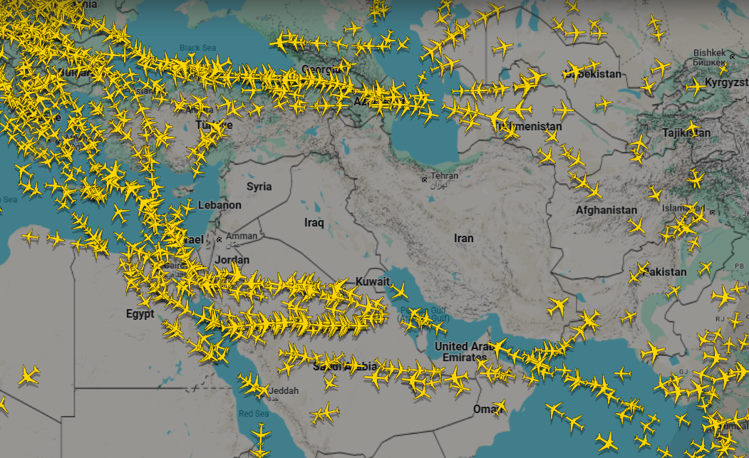 أكثر من ربع مليون دولار يومياً.. العراق يخسر إيرادات الأجواء بسبب الحرب