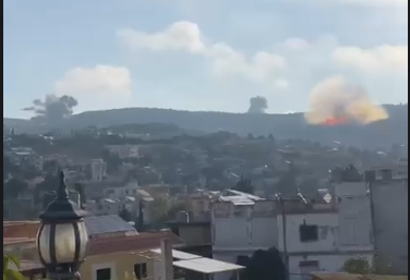 "إسرائيل" تقصف جنوب لبنان (فيديو)