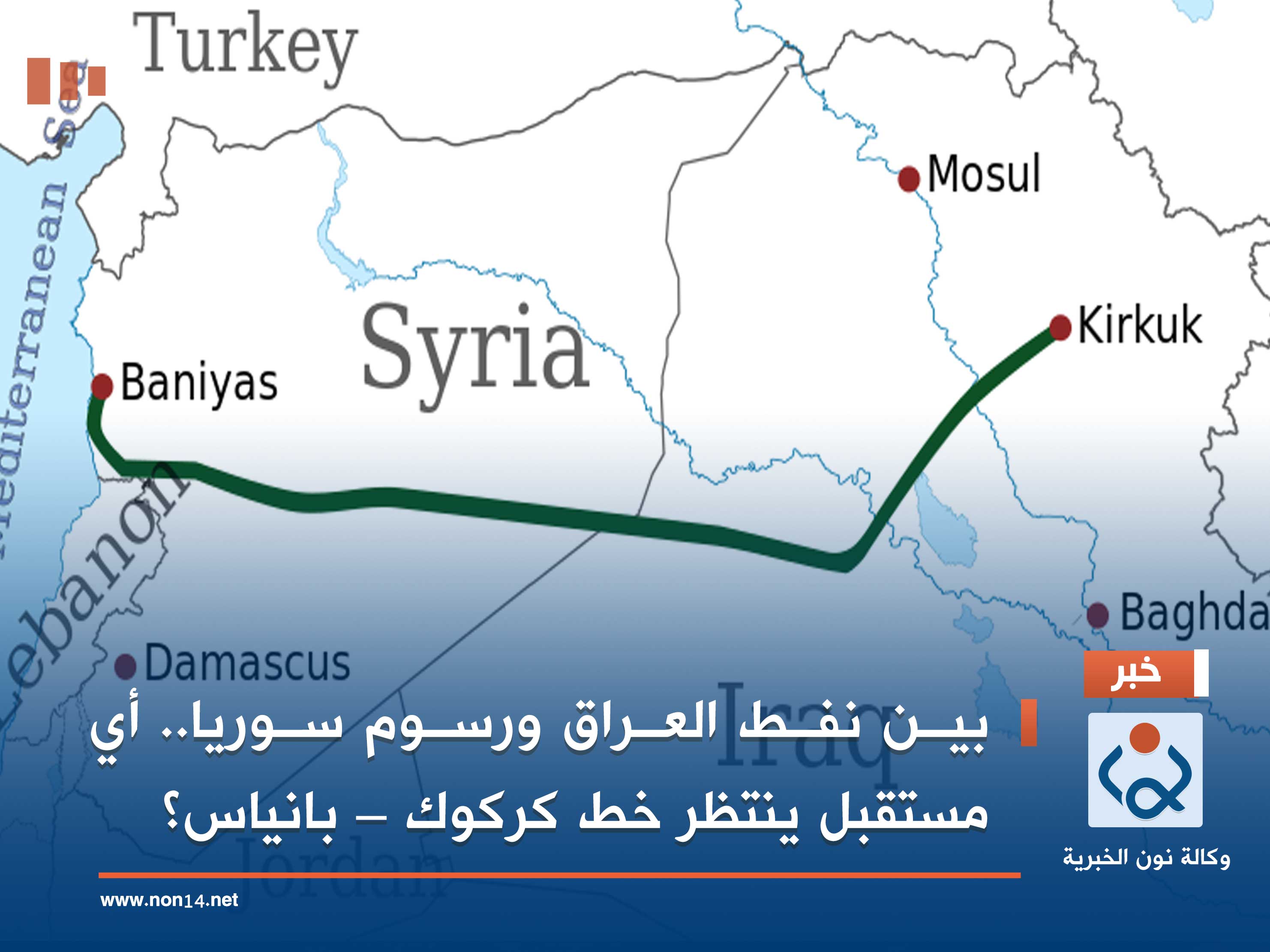 بين نفط العراق ورسوم سوريا.. أي مستقبل ينتظر خط كركوك – بانياس؟