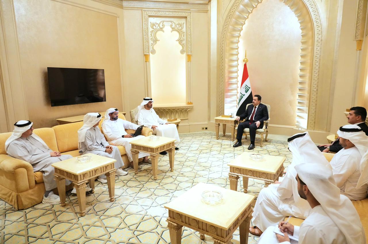 السوداني يبحث مباشرة الامارات بمشروع 1000 ميغاواط طاقة شمسية في العراق