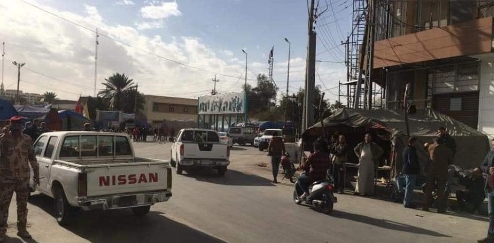 بالصور.. فتح جميع الطرق المؤدية إلى ساحة التظاهر وسط كربلاء