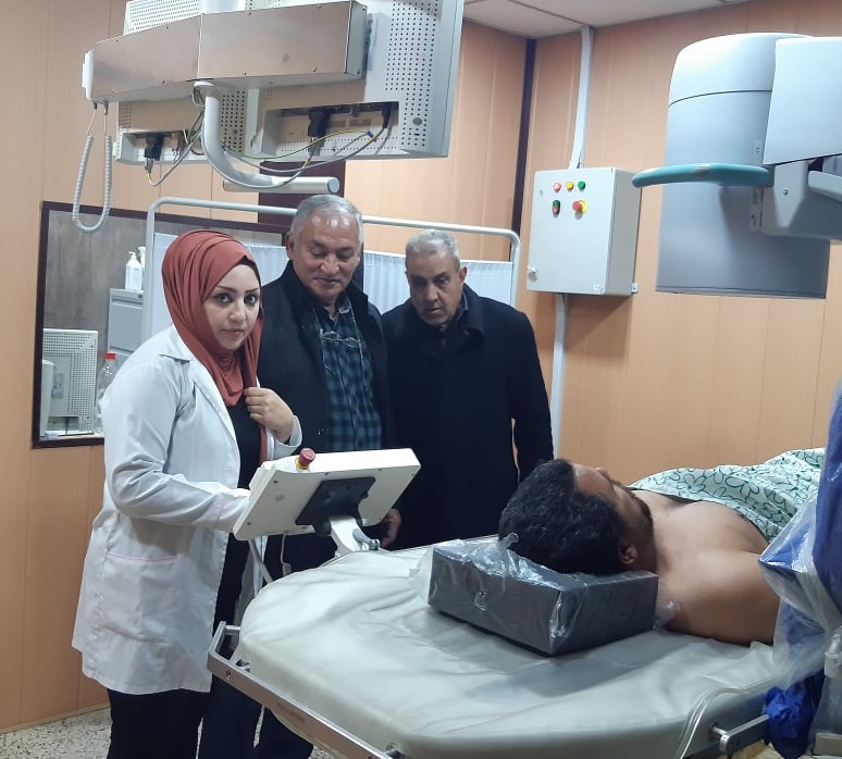 تجهيز مستشفى المحمودية العام بجهاز تفتيت الحصى الحديث