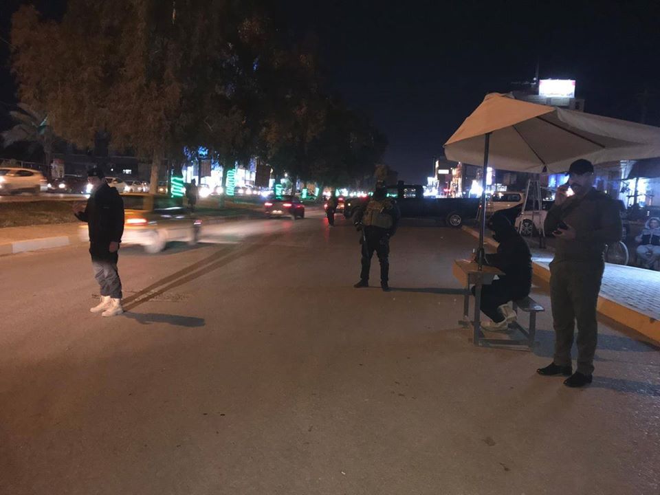 كربلاء :انتشار مكثف لسرية فضُ الشغب في مناطق حيوية (صور)