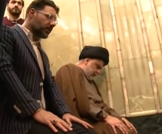 السيد الصدر يزور كربلاء (فيديو)