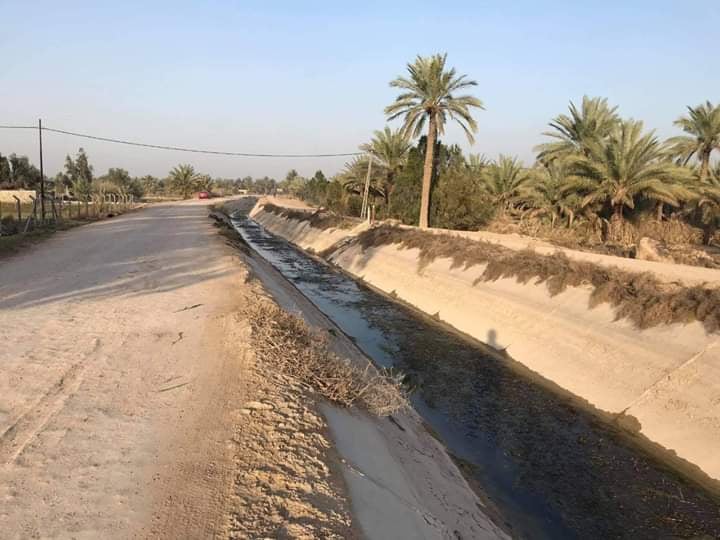كربلاء : شحة مائية في ذنائب نهر الوند والفلاحين يناشدون الجهات المعنية بإيصال مياه السقي لري مزروعاتهم