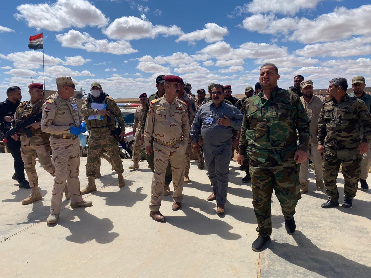 الحشد والجيش ينطلقون بالصفحة الثالثة لتطهير الأودية والأنفاق جنوب غرب الانبار  بدعم جوي