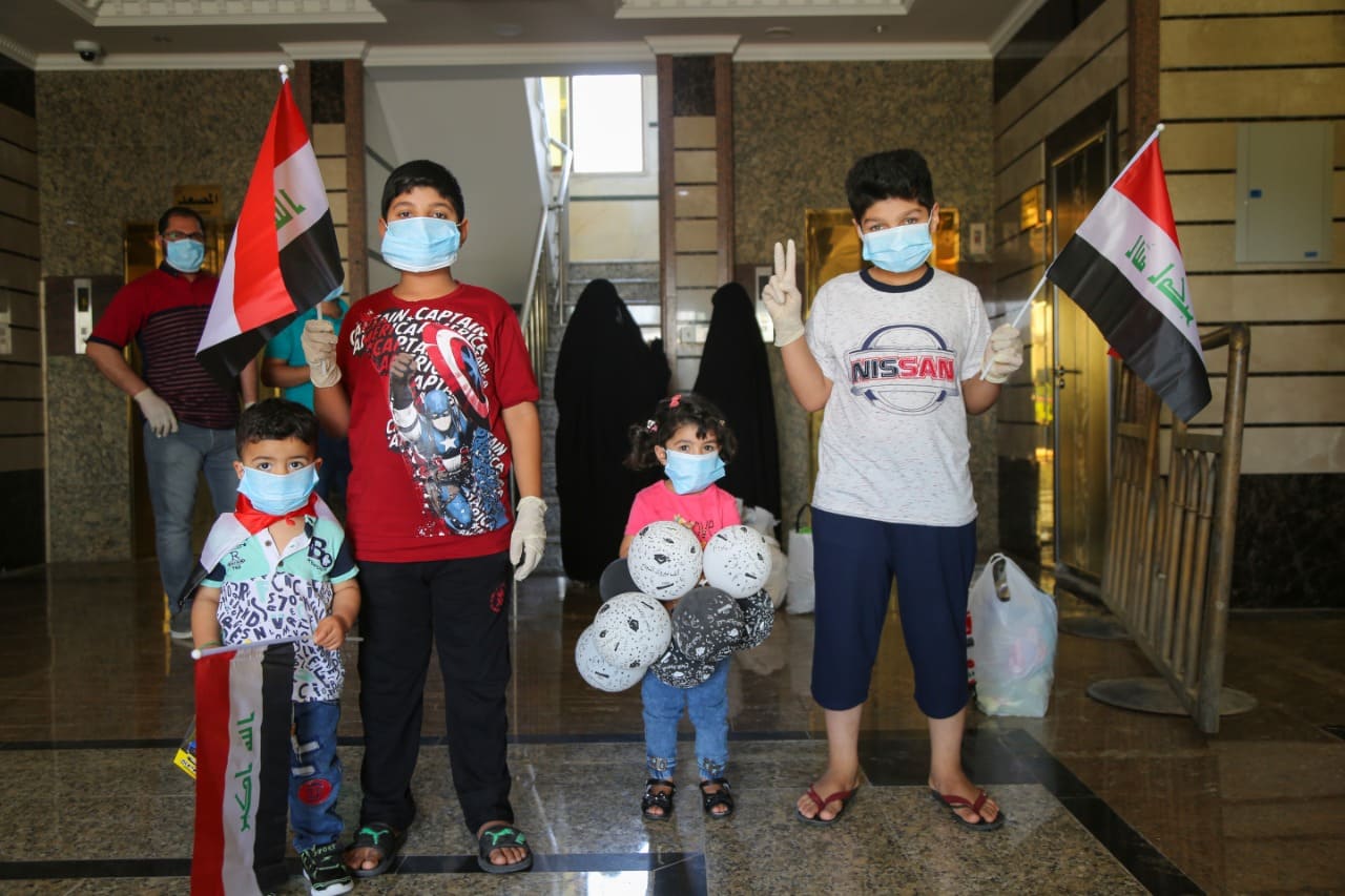 14 مُلامساً لمُصابي كُورونا من الحجر الصحي يغادرون مدينة سيد الأوصياء ( ع ) بكربلاء