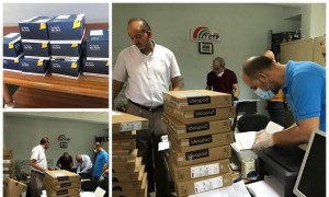 السفارة الأمريكية تسلم 4 محافظات أجهزة فحص للكشف عن كورونا