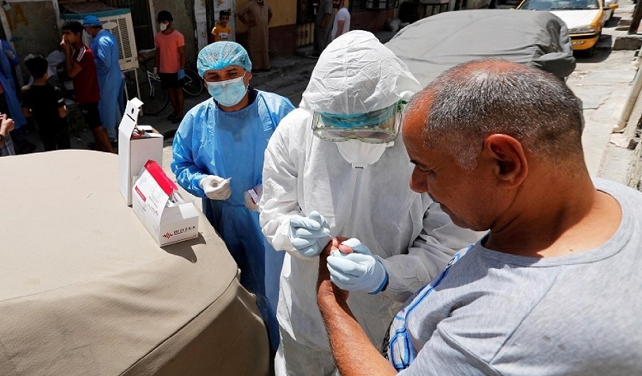 العراق يسجل  (١٦٣٥) إصابة  بكورونا و872 حالة شفاء و69 حالة وفاة