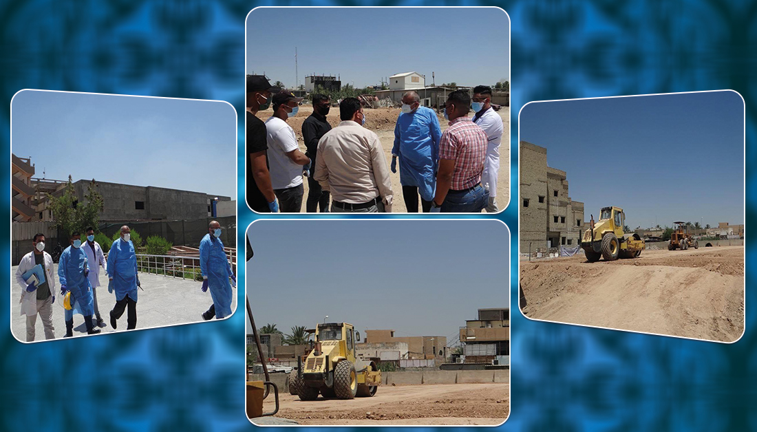 ديالى تسجل 63 اصابة بكورونا والعتبة الحسينية تكثف جهودها لانجاز مشفى يسع 70 سريرا لعلاج المصابين بالمحافظة