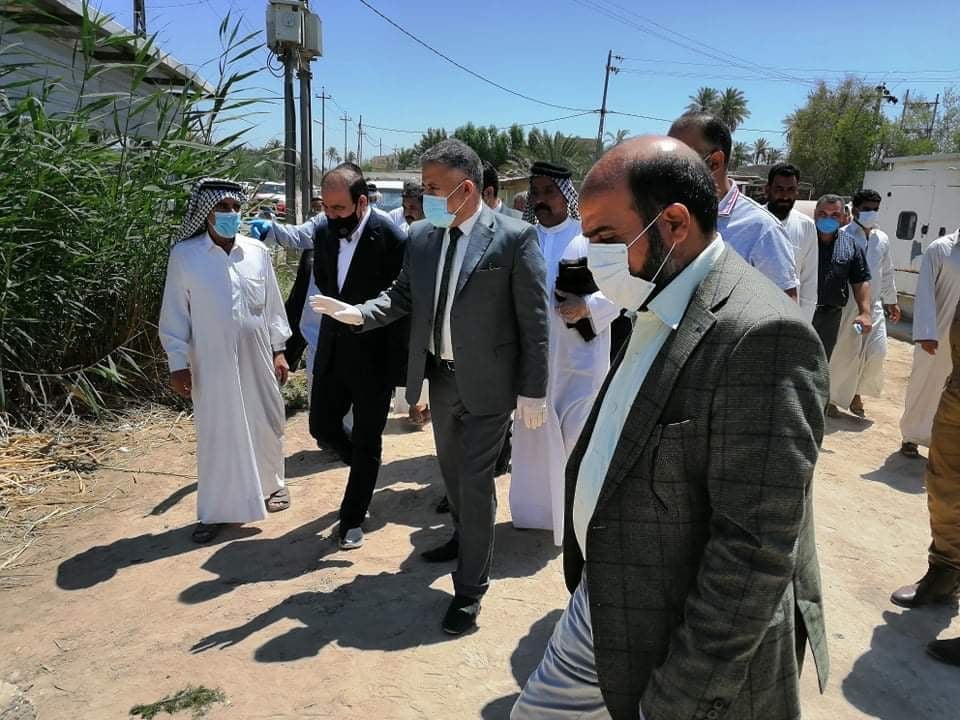 مسؤول بوزارة الموارد المائية يقف على مشاريع فيها اخطاء فنية بكربلاء