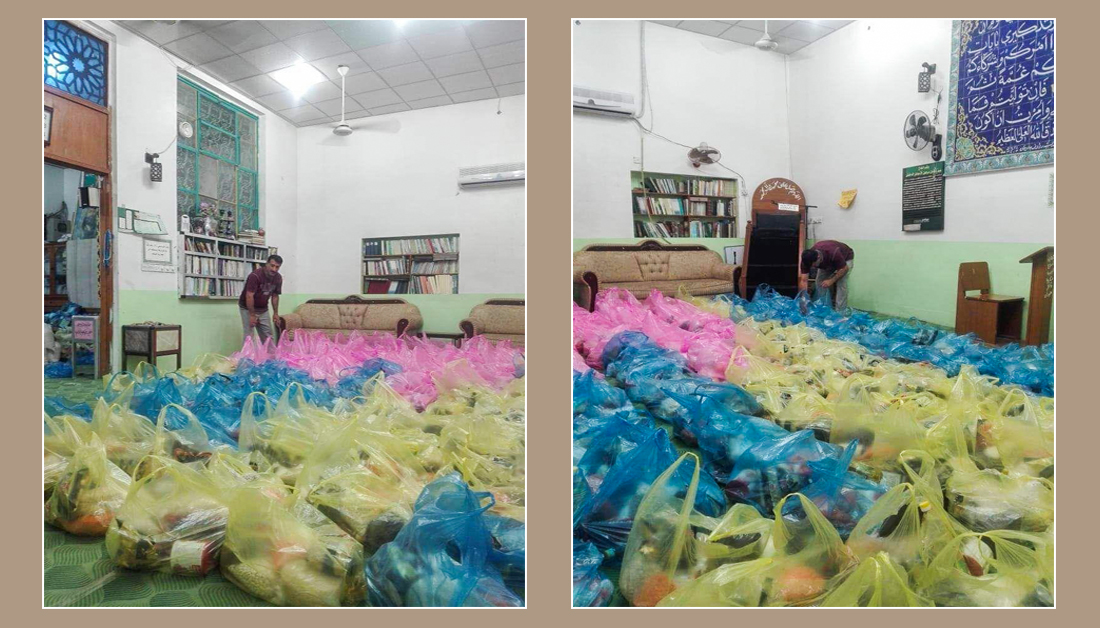 مكتب المرجع السيستاني يغيث عوائل فقيرة ومتعففة في كربلاء