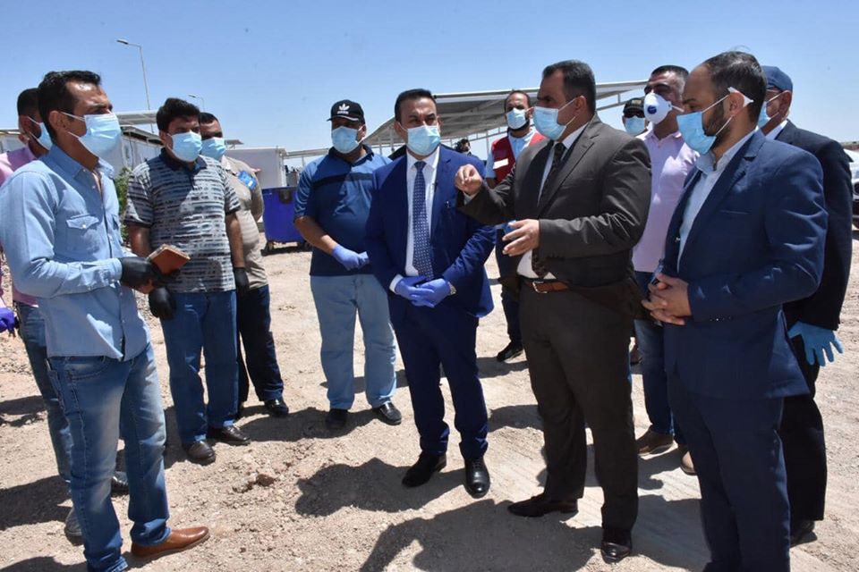 بالصور:العتبة الحسينية تباشر في مشروع انشاء مستشفى للأمراض الوبائية ١٥٠ سرير في مدينة الرمادي