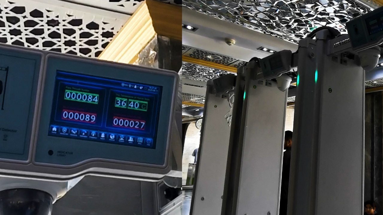 كربلاء .. تنصيب بوابات حرارية في مداخل حرم الامام الحسين (ع)..تعرف على مميزاتها(فيديو)