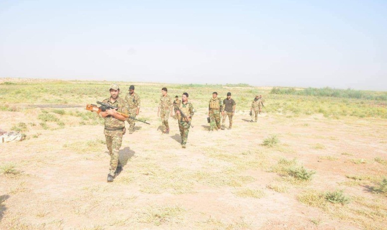 الحشد الشعبي يفرض طوقا امنيا غرب قضاء خانقين(مصور)