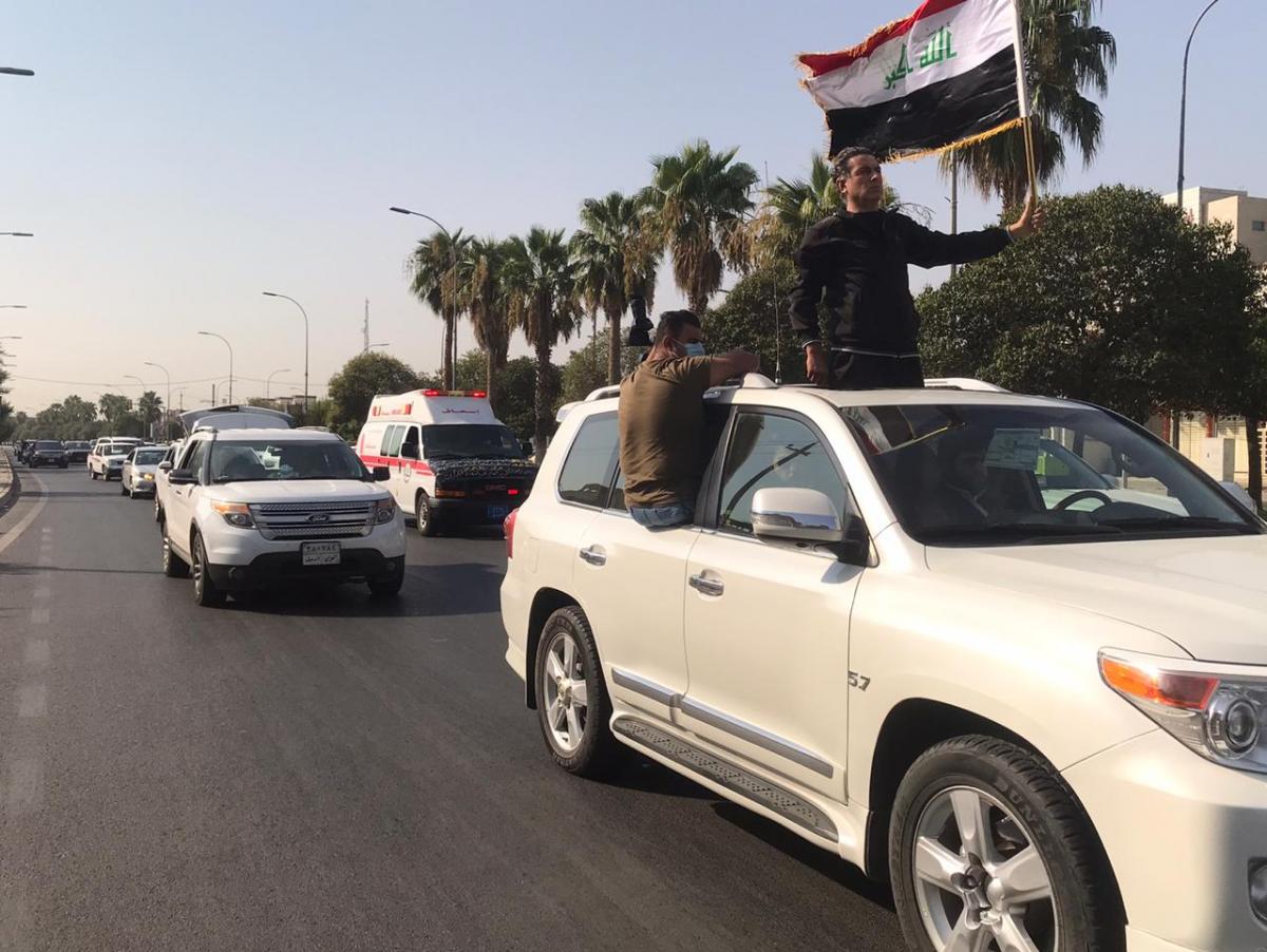 لقطات من  تشييع جثمان الكابتن ناظم شاكر