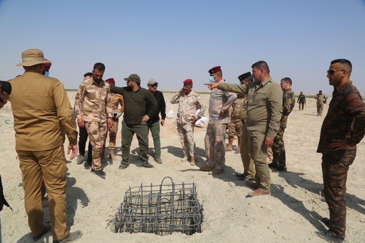 بالصور:اجراءات امنية مشددة غرب بحيرة الرزازة ومناطق صحراوية بين كربلاء والانبار استعدادا لزيارة الاربعين