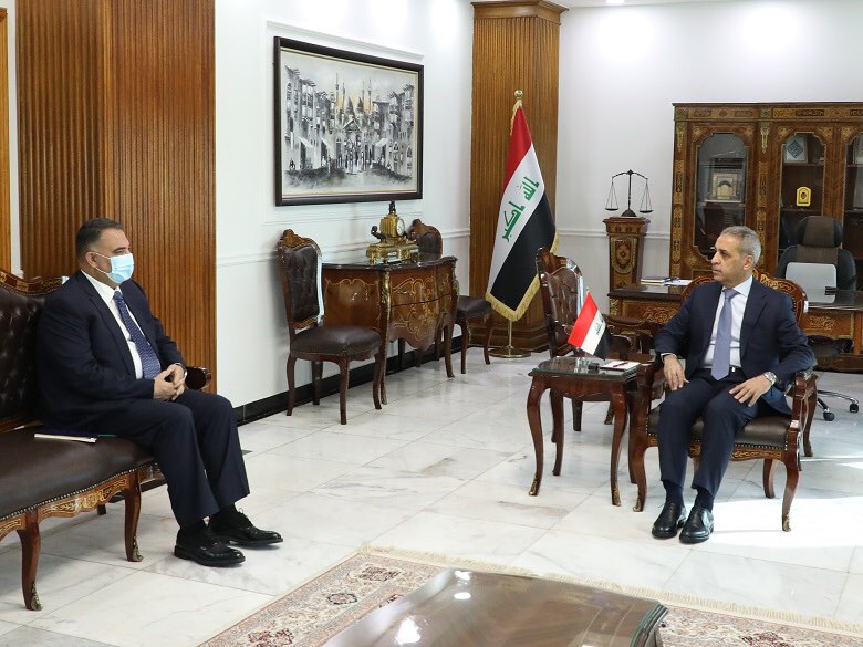 رئيس مجلس القضاء الاعلى يستقبل رئيس اللجنة التحقيقية ويؤكد على ضرورة اعادة اموال الدولة