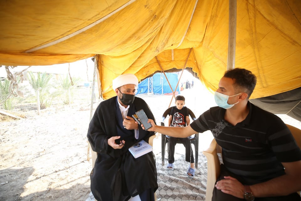 معتمد المرجعية الدينية في ذي قار: الحوزة العلمية على تماس مباشر مع زائري الاربعين وهي السباقة لاي طارئ