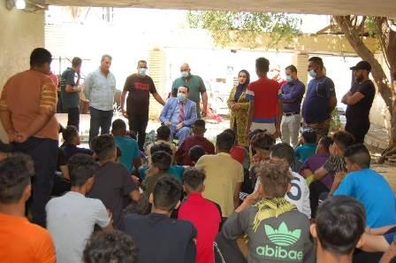 تعرف عن دار المشردين الذكور في بغداد..ومسؤول بوزارة العمل يزور الدار