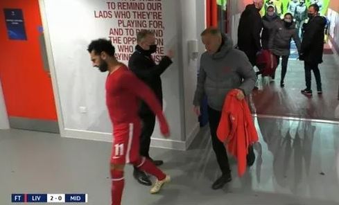 إصابة صلاح عقب مواجهة ليفربول وميتلاند بدوري الأبطال