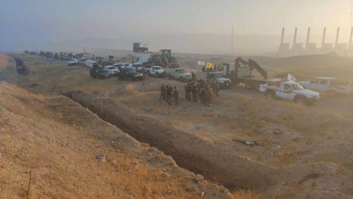 الحشد الشعبي يعثر على مضافات وأنفاق لداعش في مكحول