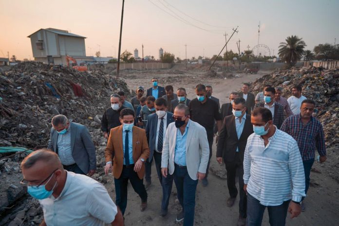 تحويل محطة النفايات بمدينة الصدر لمتنزه كبير وملاعب خماسية