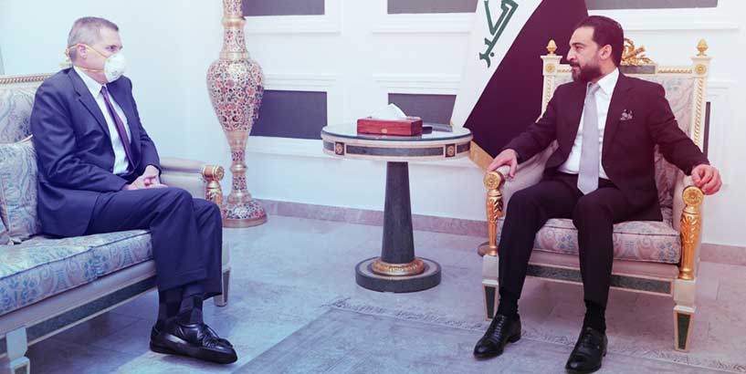 تفاصيل لقاء رئيس البرلمان العراقي مع السفير الامريكي