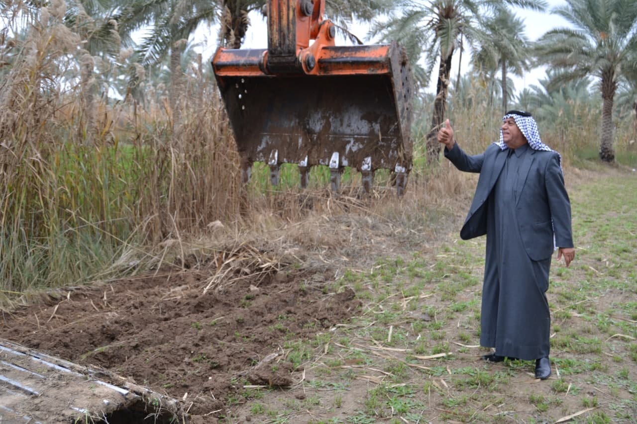 كربلاء:شمول كافة مبازل الحقلية والفرعية بحملة التطهير من نبات القصب والبردي للقضاء على الخنازير