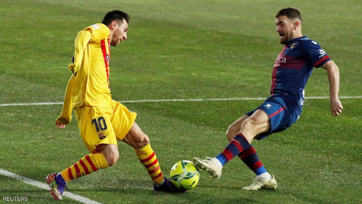 برشلونة يجتاز ويسكا بشق الأنفس