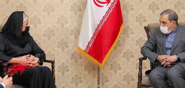 مستشار خامنئي يلتقي  الممثلة الخاصة للأمم المتحدة في العراق: الانتخابات القادمة ستكون حاسمة للعراق