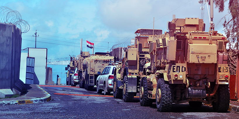 التحالف الدولي : ملتزمون بدعم العراق ضد الارهاب والهجمات الصاروخية