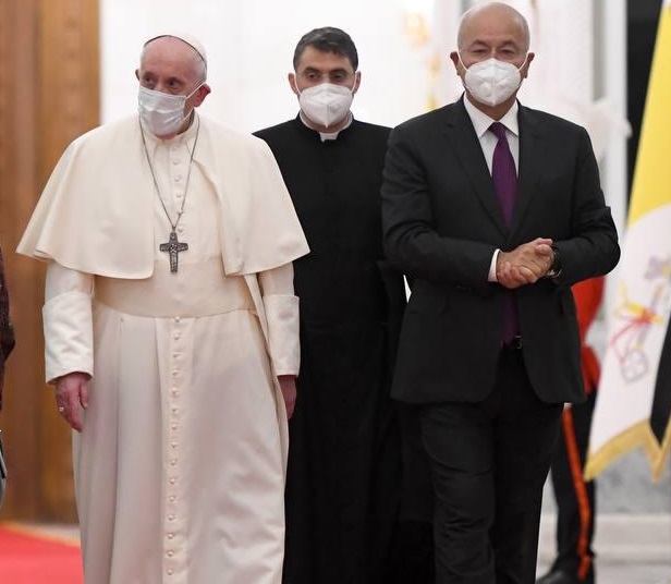 النص الكامل لكلمة البابا فرنسيس في قصر بغداد