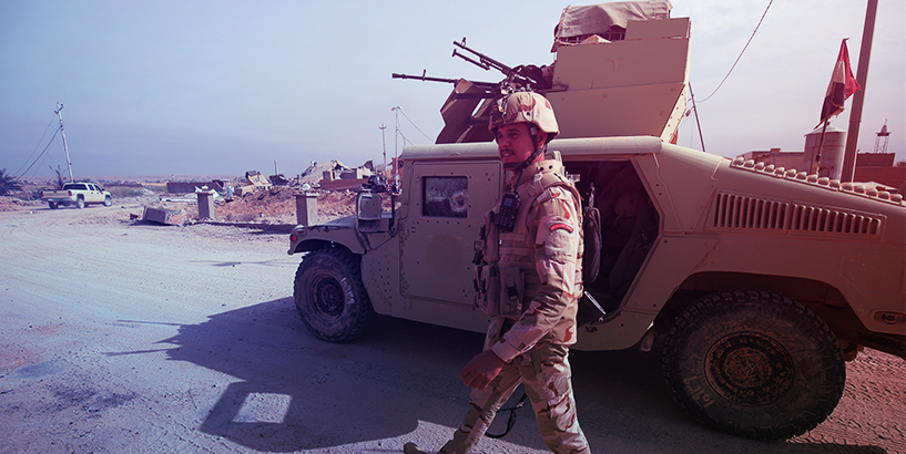 للمرة الثانية اليوم :مجهولون يستهدفون رتل للتحالف الدولي بعبوة ناسفة في صلاح الدين