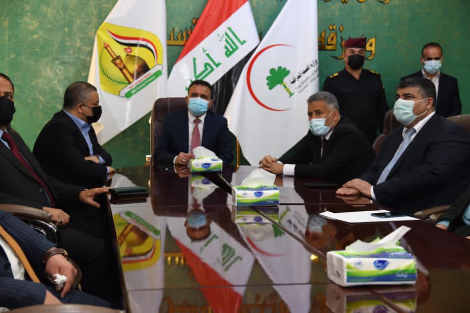 وزير الصحة والبيئة يزور كربلاء ويطلع على خطة الطوارئ الصحية المُعَدة للزيارة الشعبانية
