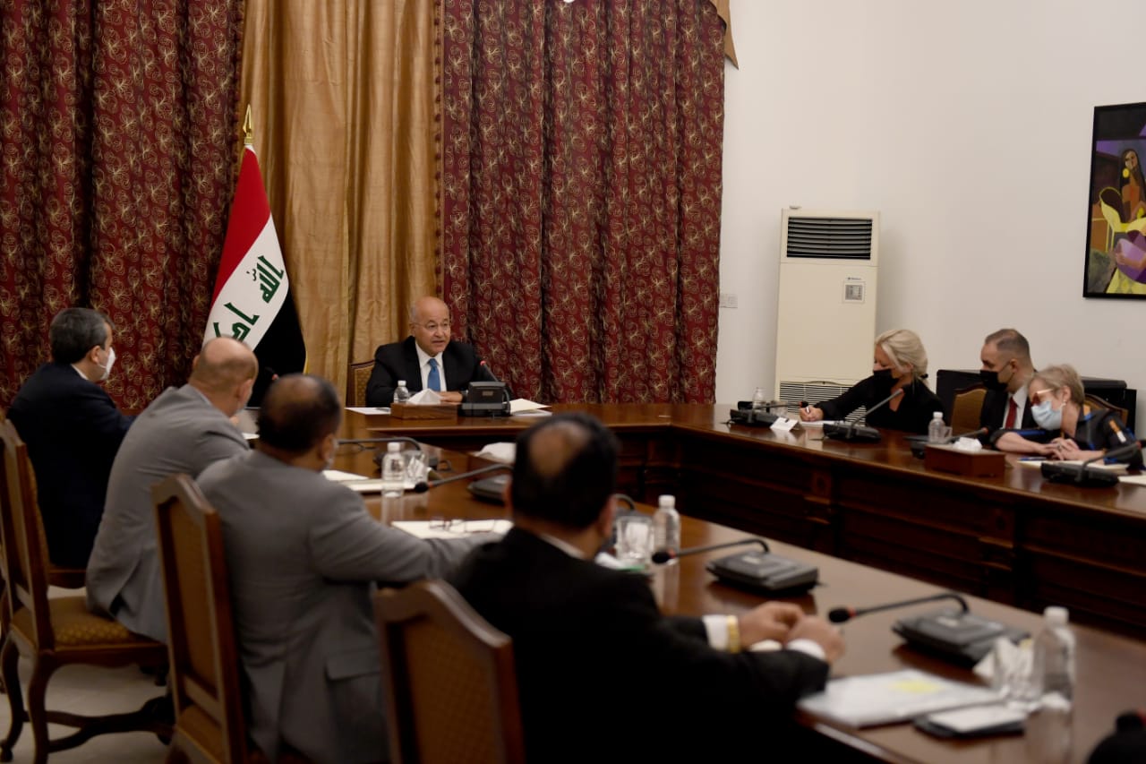 الرئيس برهم صالح يؤكد ضرورة المراقبة الأممية للانتخابات:الانتخابات المقبلة مفصلية